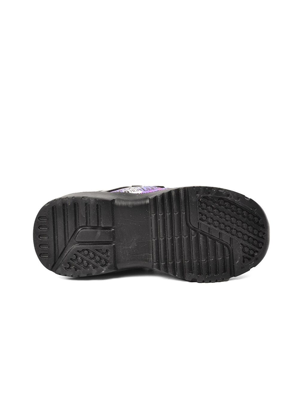 Siyah Kız Çocuk Cırtlı Sneaker-3