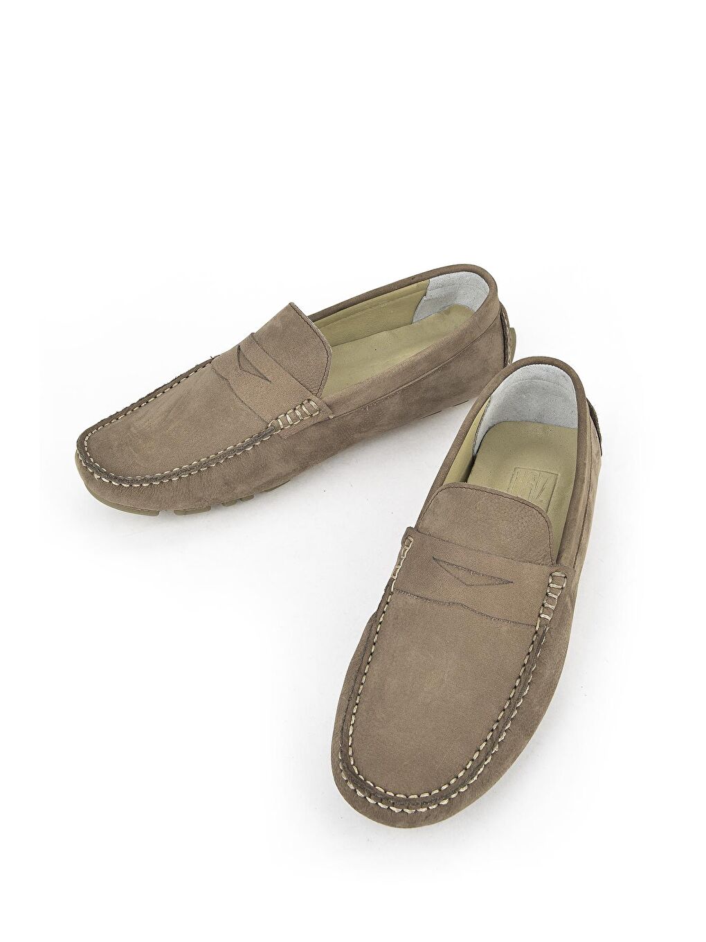 Bej Erkek Hakiki Deri Loafer 131986 N3022 Kum-6