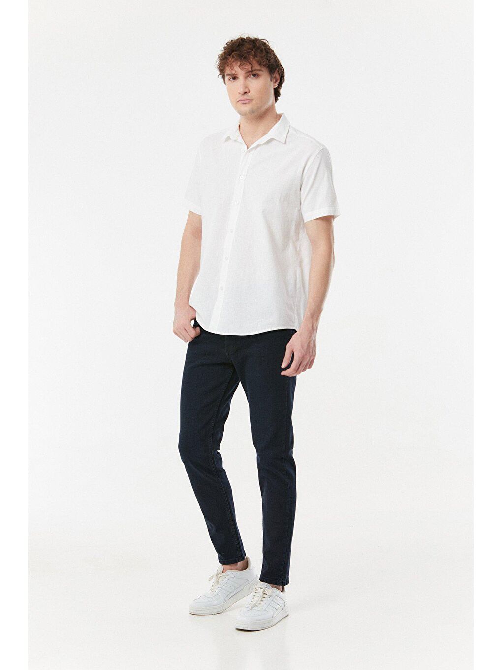 Lacivert Skinny Jean Pantolon