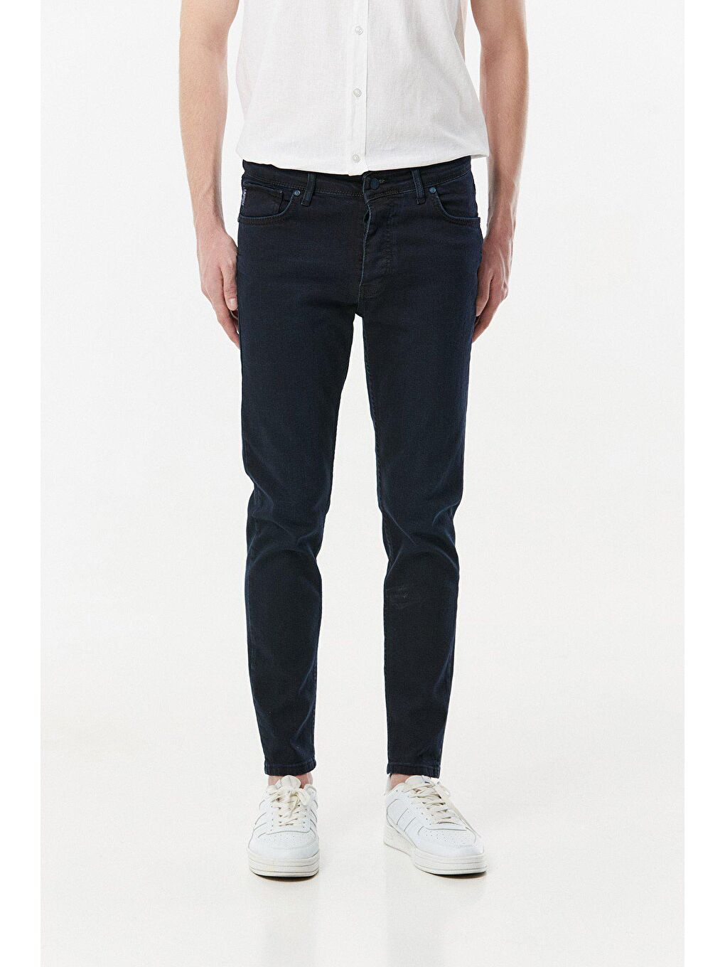 Lacivert Skinny Jean Pantolon-4