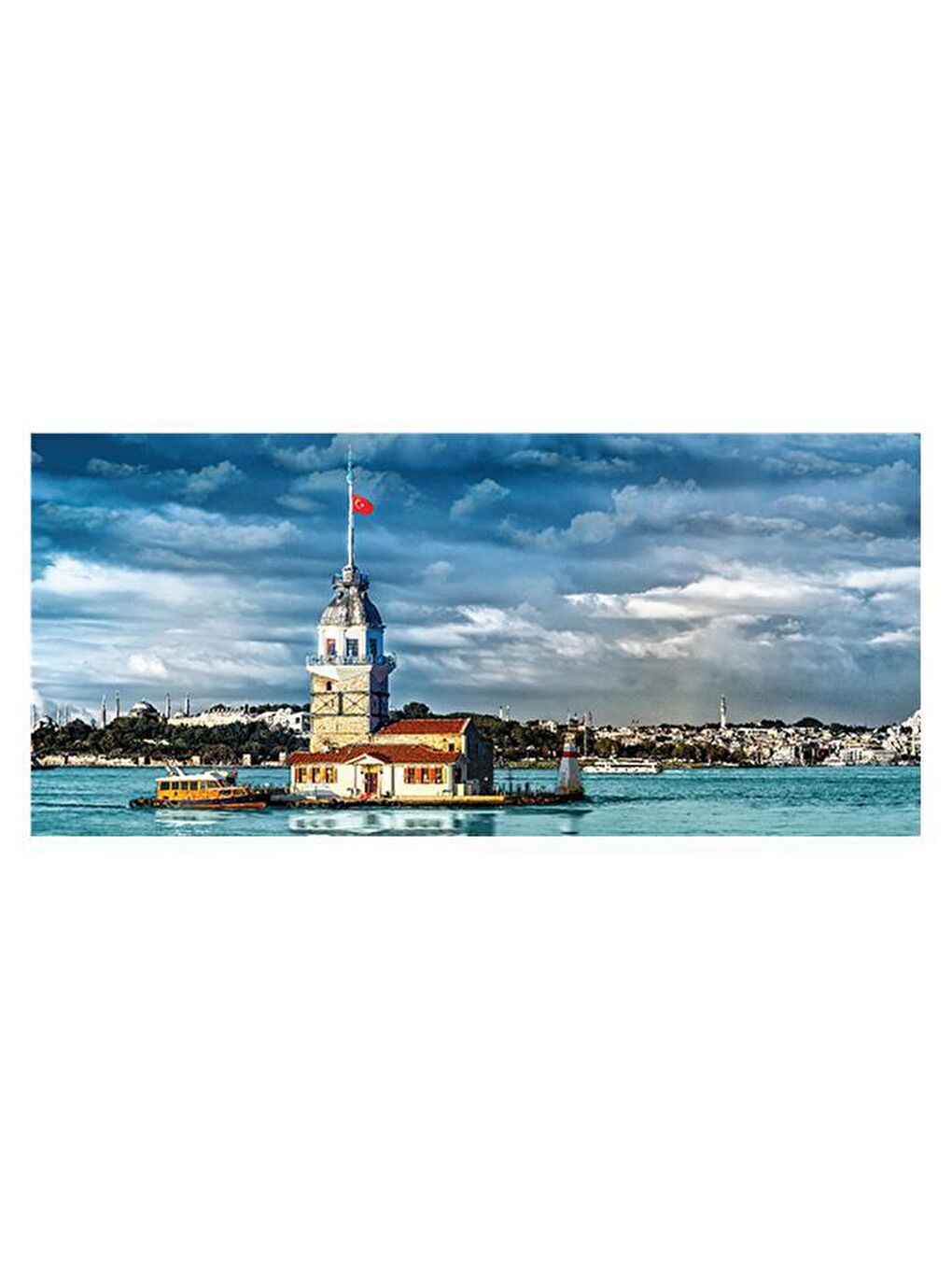 Blue Focus Karışık 230 Parça Puzzle - Kız Kulesi