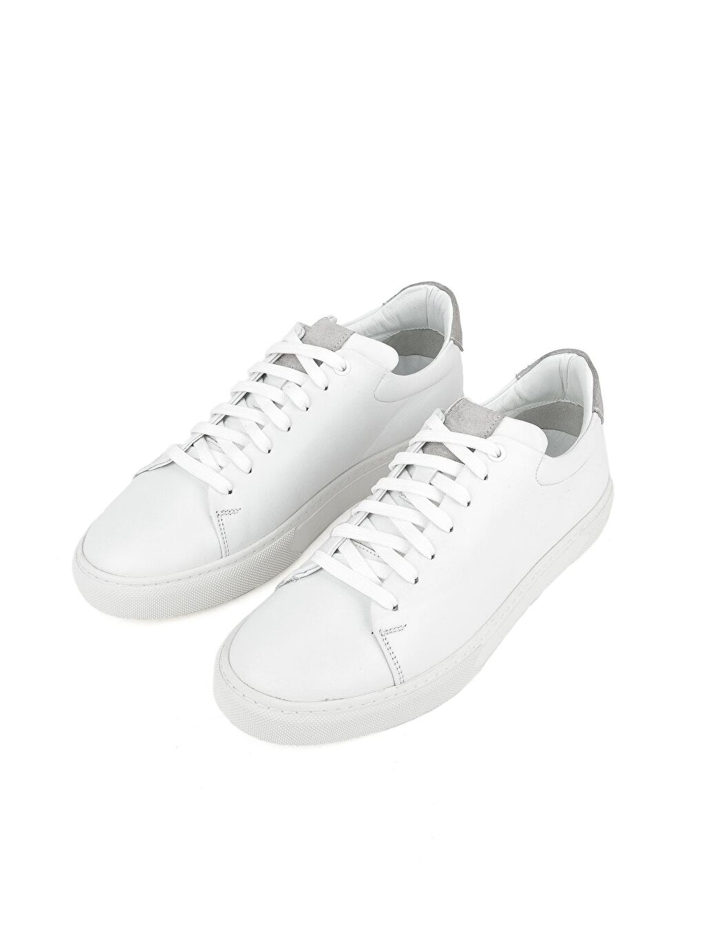 Erkek Hakiki Deri Sneaker 133983Z01 Beyaz-3