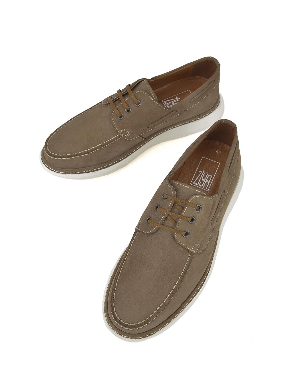 Bej Erkek Hakiki Deri Ayakkabı 1311001 996 Kum-3