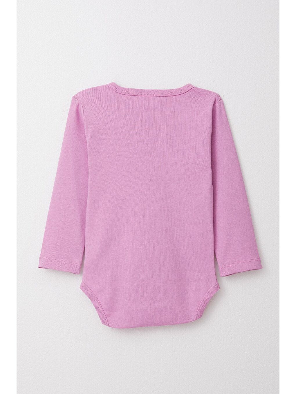 Kız Bebek Çıtçıtlı Zıbın Body Sevimli Yavru Zebra Baskılı Lila (9 Ay-3 Yaş)