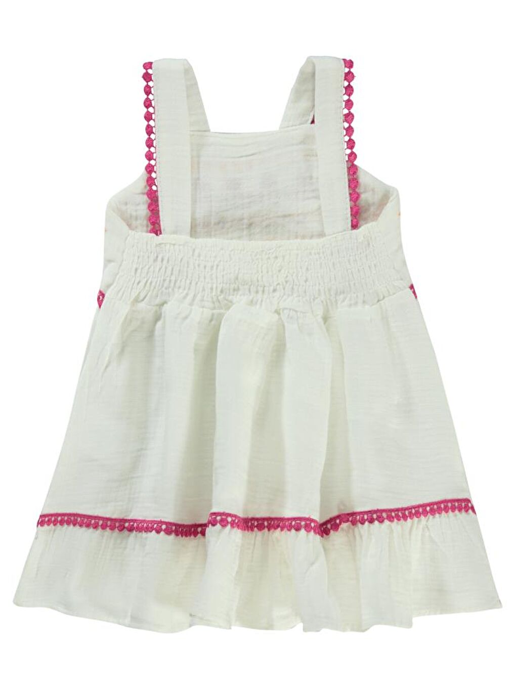 Baby Nakışlı 6-18 Ay Elbise - Ekru12-18 Ay