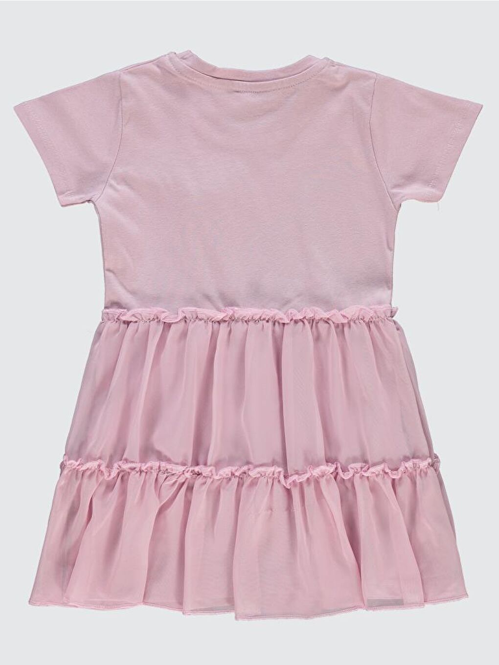 Girls Fırfırlı Aksesuarlı 2-5 Yaş Elbise - Lila5-6 Yaş