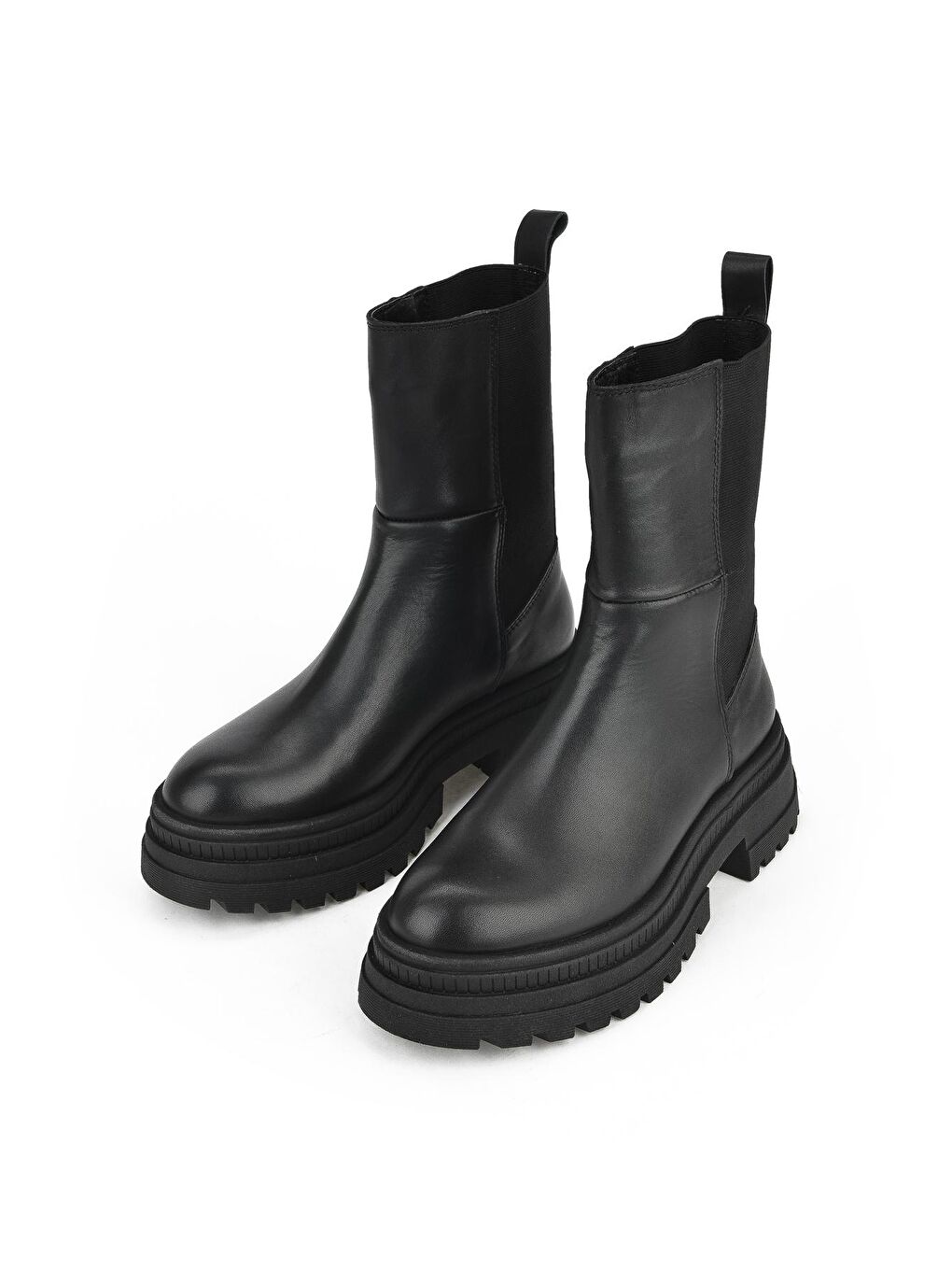 Kadın Hakiki Deri Bot 133359Z341 Siyah-3