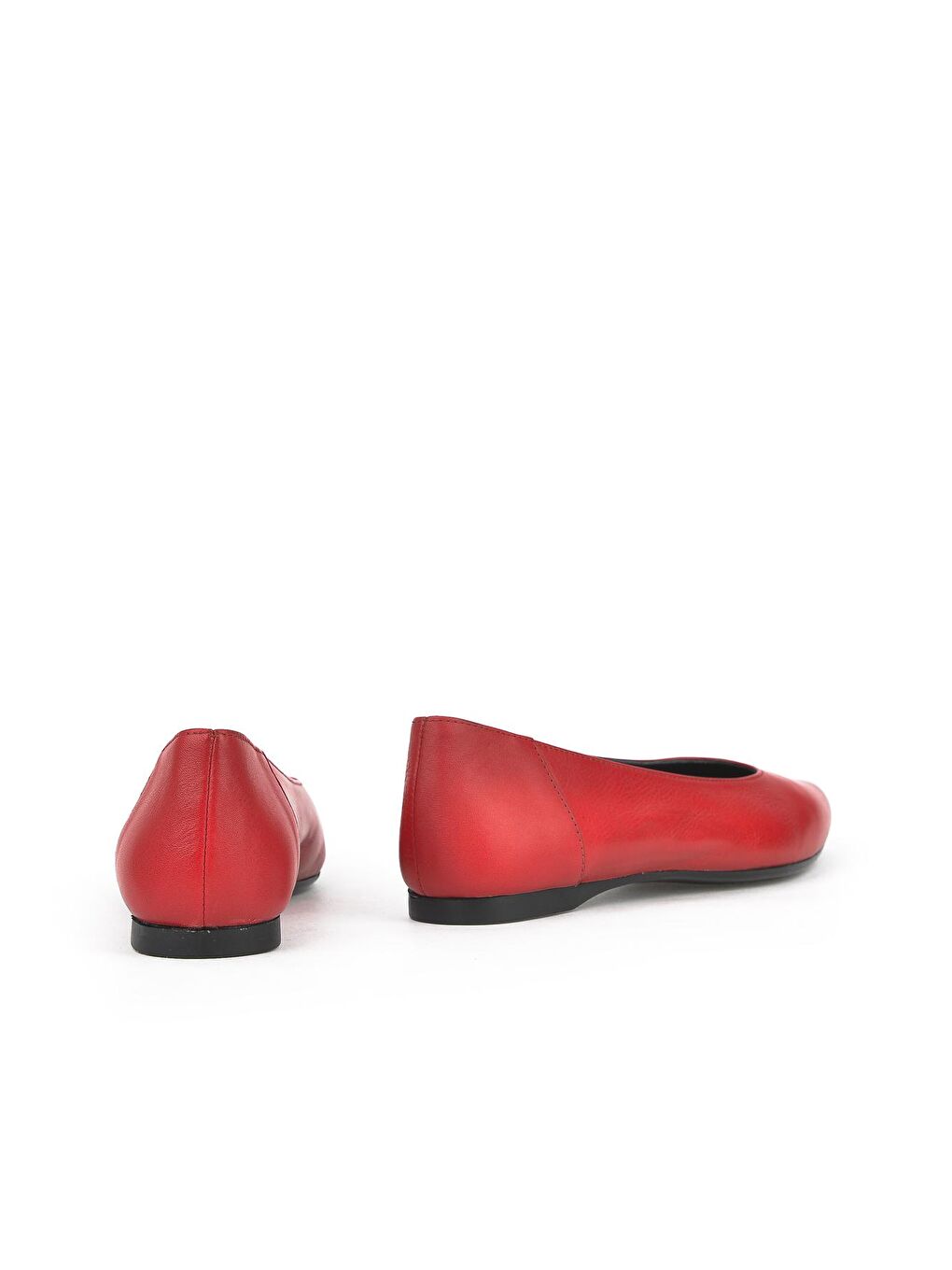 Kadın Hakiki Deri Babet 13119 4060 Kırmızı-2