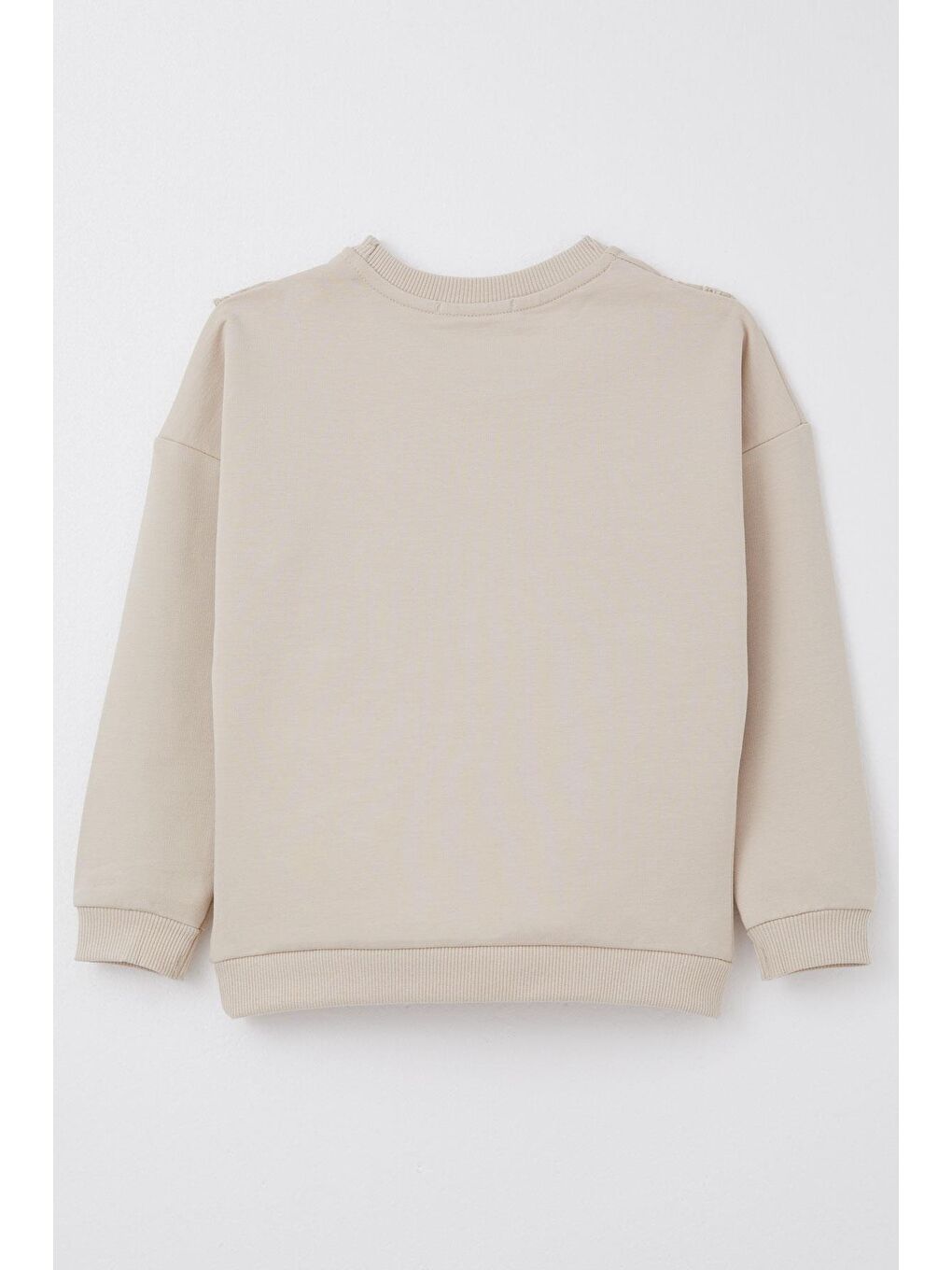 Kız Çocuk Sweatshirt Güpürlü Bej (1.5-4 Yaş)-4