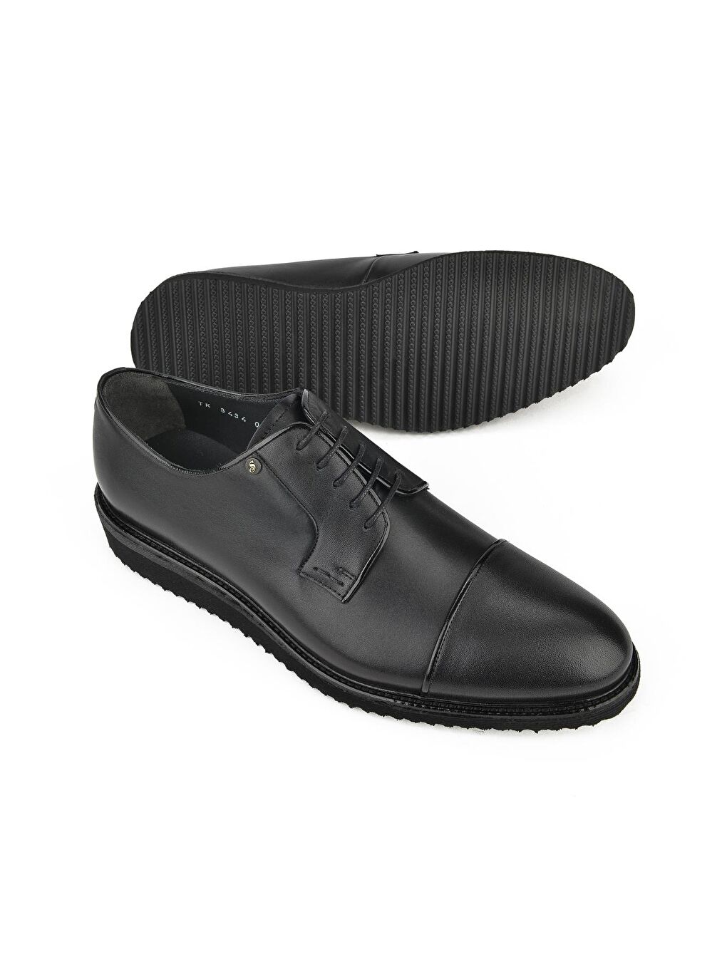 Erkek Hakiki Deri Ayakkabı 131299Z3434 Siyah-3