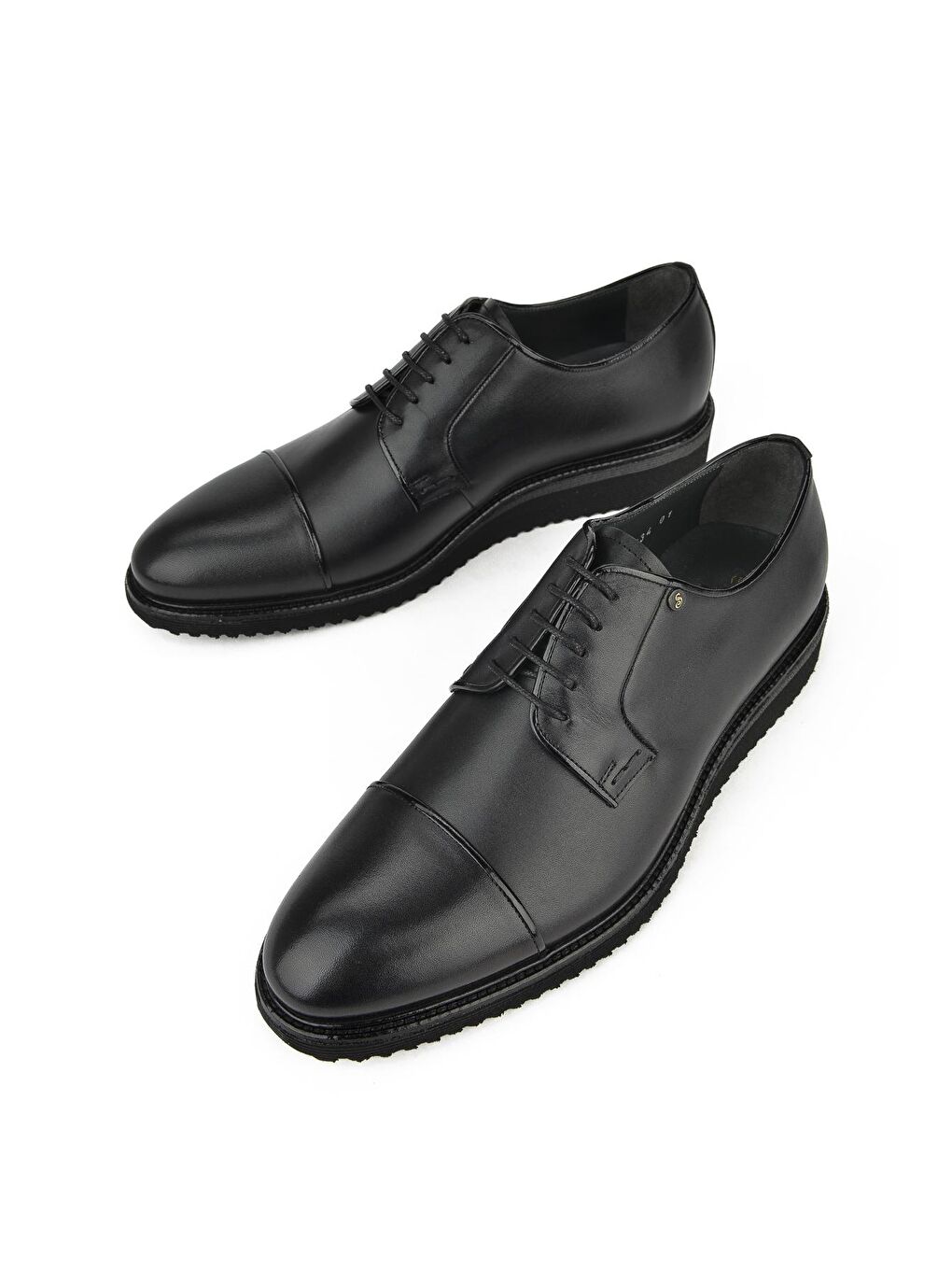 Erkek Hakiki Deri Ayakkabı 131299Z3434 Siyah-4