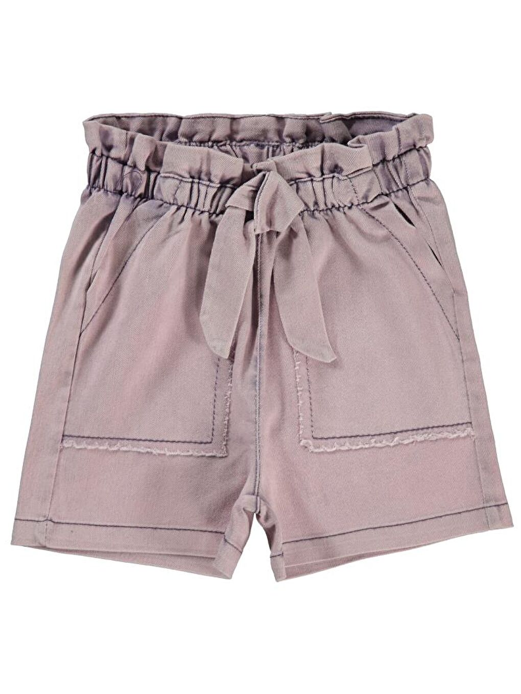 Girls Büyük Cepli 2-5 Yaş Şort - Lila 4-5 Yaş-1