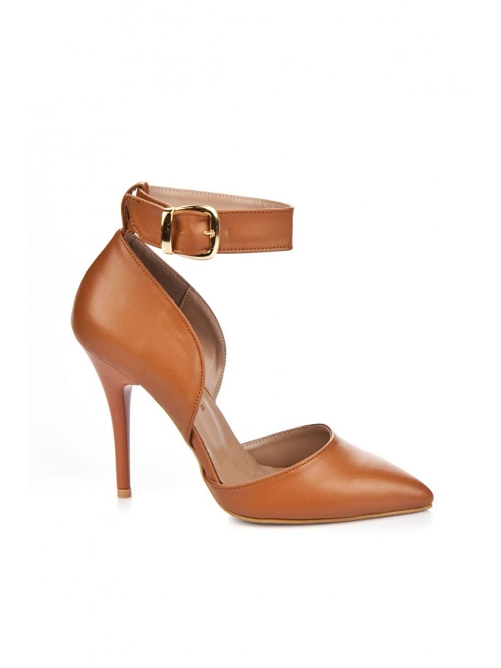 Kahverengi Taba Kadın Topuklu Ayakkabı K654073309-4