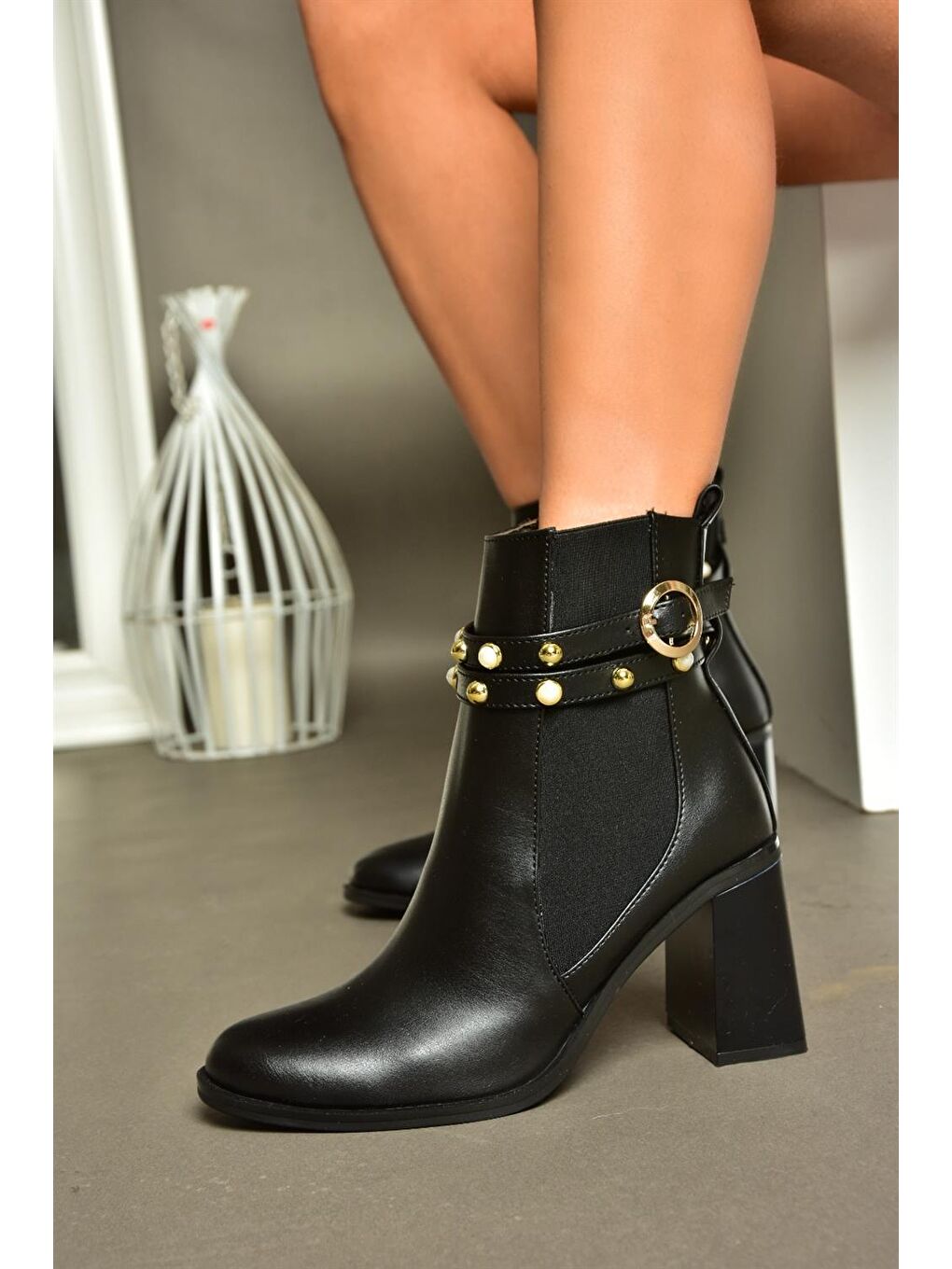 R5181011 Siyah Kadın Bot