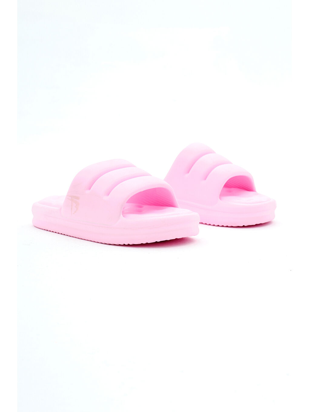 Kadın Pembe Rahat Kalıp Dilimli Model Önü Açık Eva Terlik-2