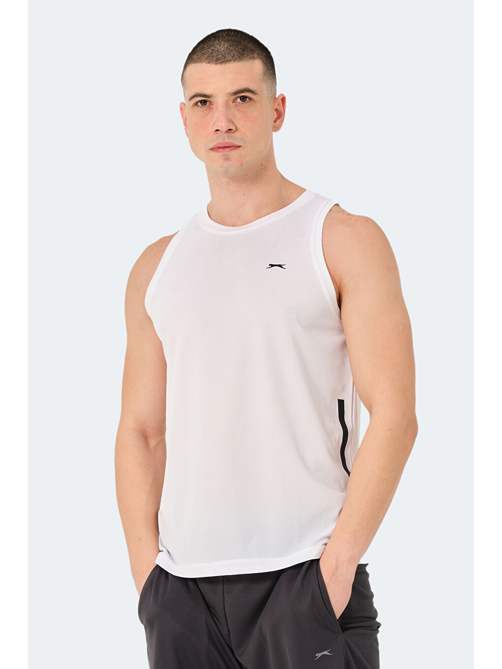SLAZENGER Erkek Atlet Beyaz - 5