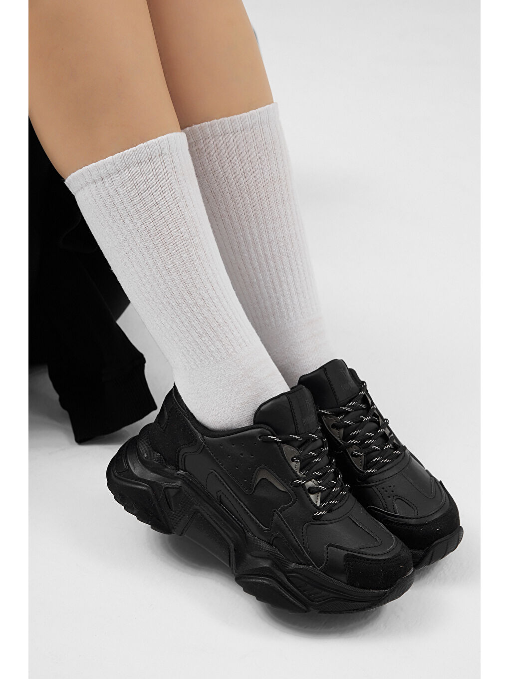 Kadın Siyah Spor Ayakkabı Dnz-2