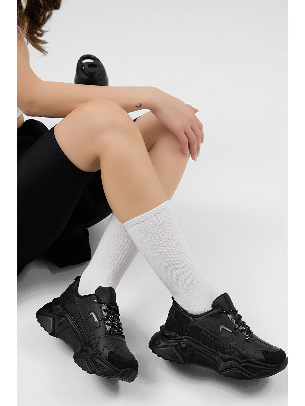 Kadın Siyah Spor Ayakkabı Dnz-3