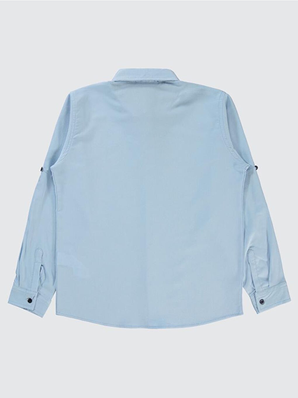 Boys Gözlük Nakışlı 10-13 Yaş Gömlek - Mavi12-13 Yaş-1