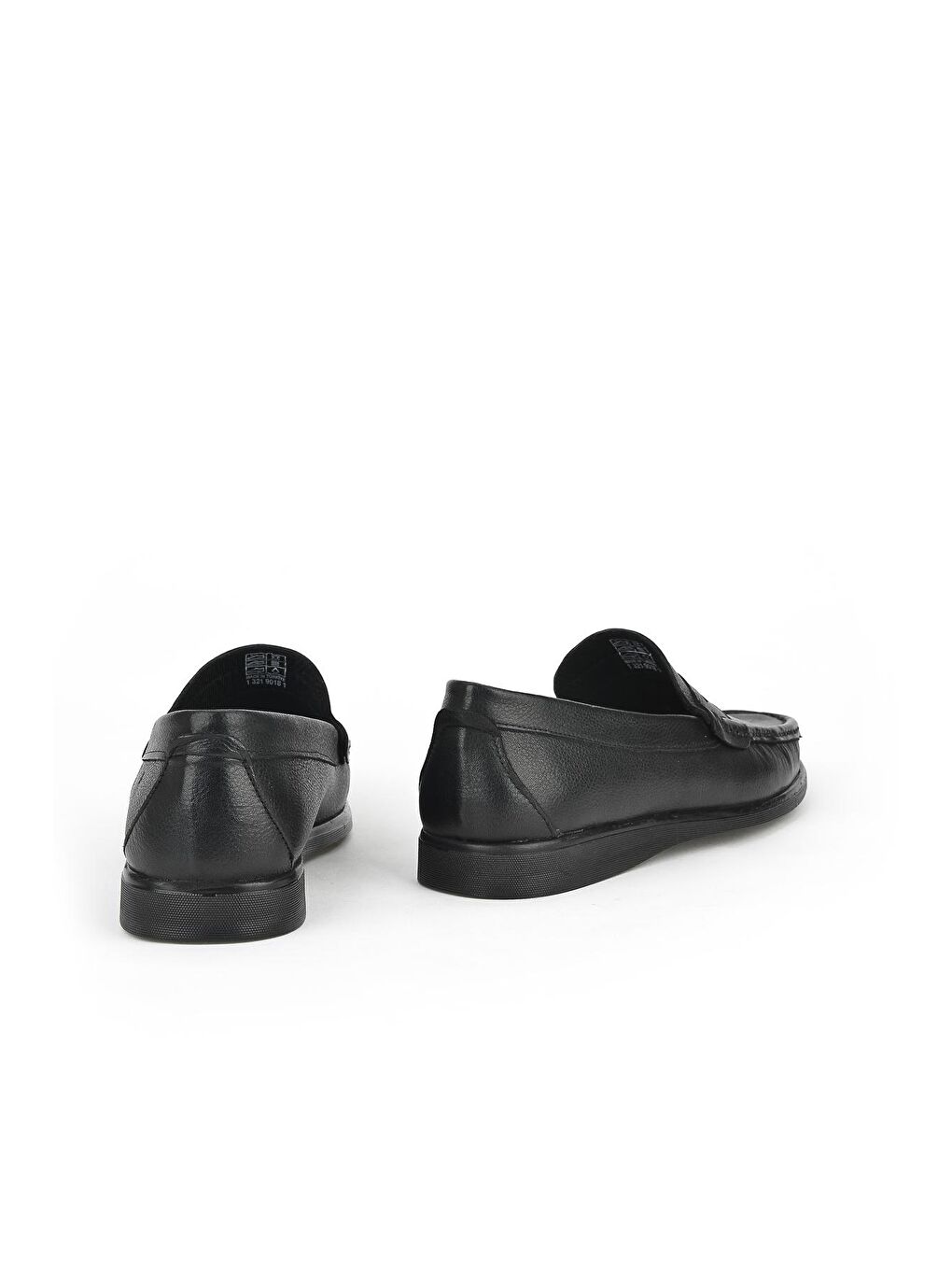 Erkek Hakiki Deri Ayakkabı 13371Z141 Siyah-2