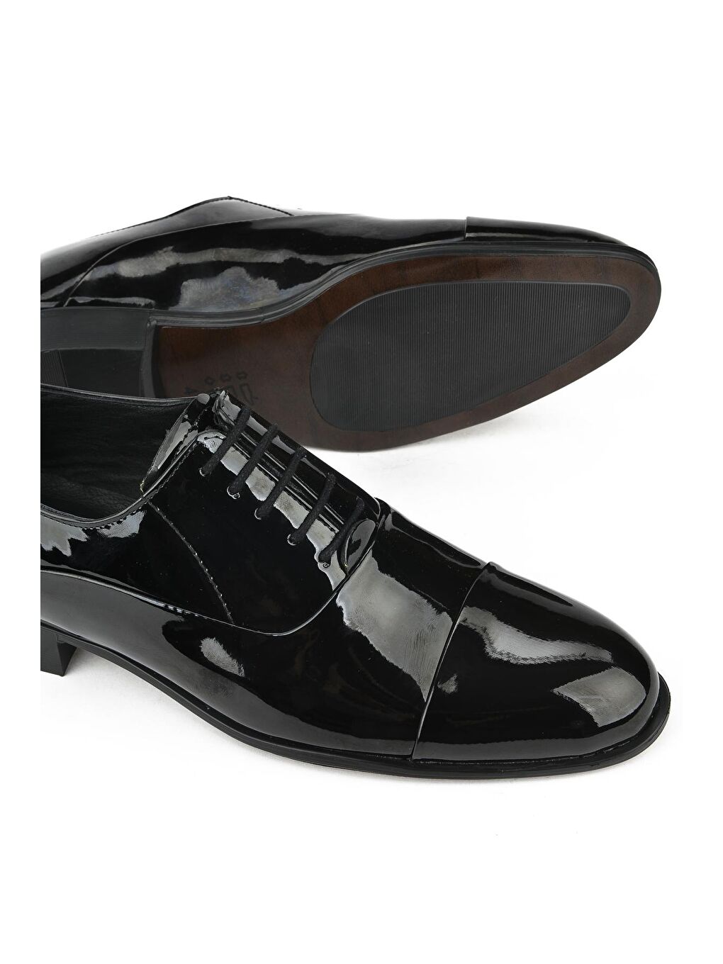 Erkek Vegan Deri Klasik Ayakkabı 1331023Z7018 Siyah-3