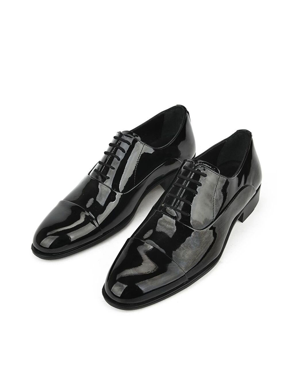 Erkek Vegan Deri Klasik Ayakkabı 1331023Z7018 Siyah-4