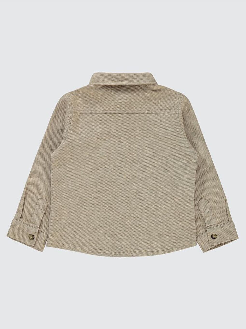 Boys Desıgn Armalı 2-5 Yaş Gömlek - Bej 2-3 Yaş