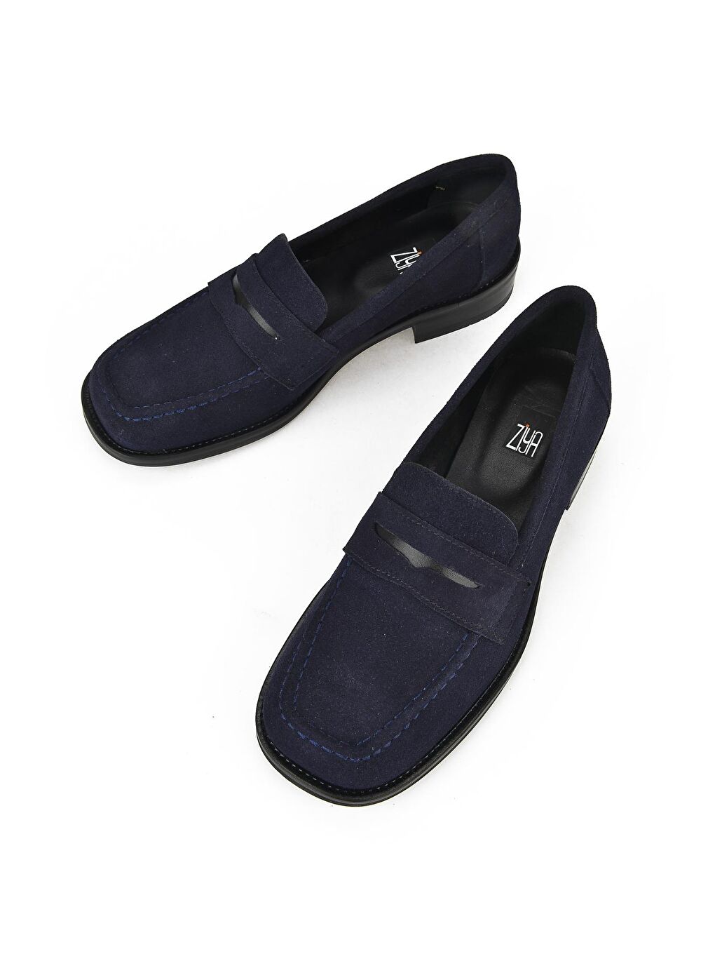 Hakiki Deri Kadın Ayakkabı 13194 945 12 Lacivert-3