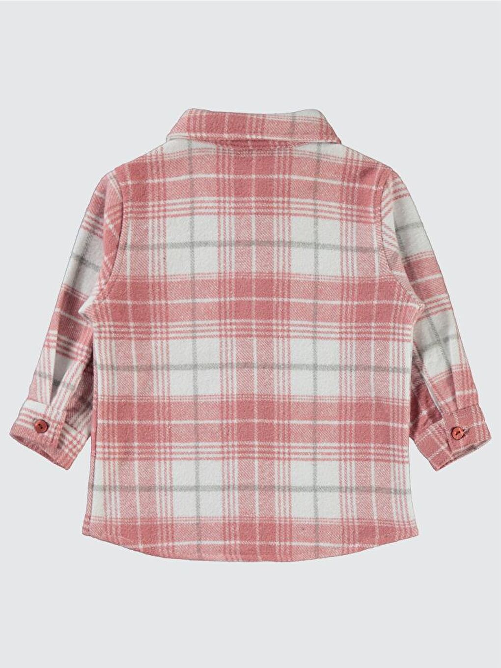 Pembe Baby Bebe Yaka 6-18 Ay Gömlek - Pudra 9-12 Ay