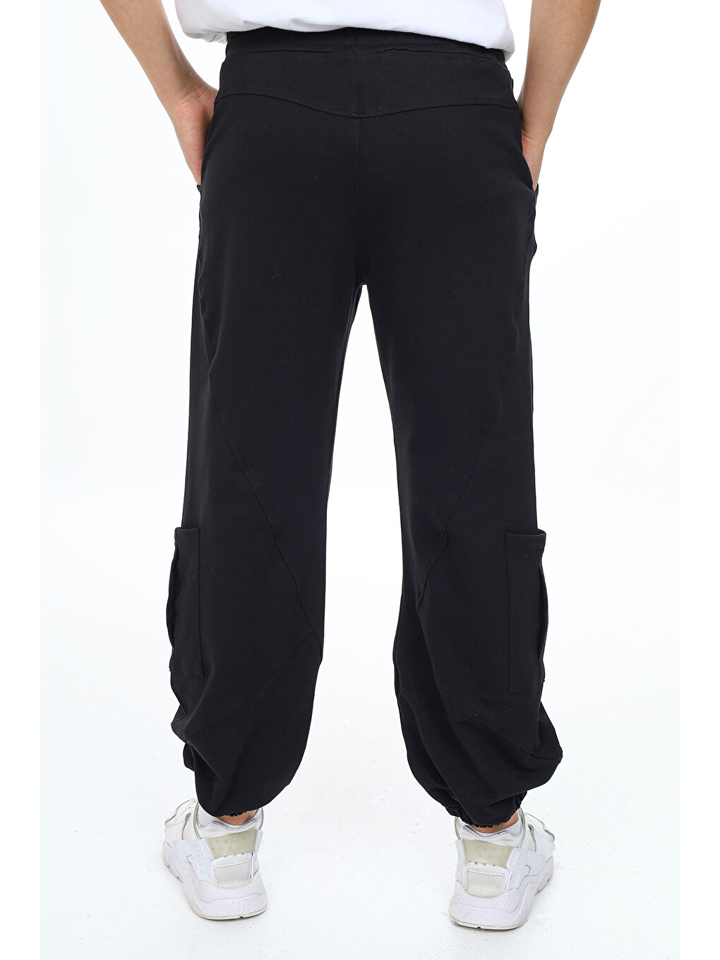 Siyah Erkek Çocuk Eşofman Alt-4