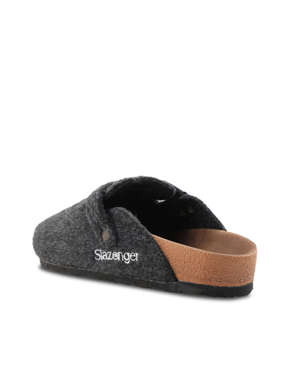 LEO Keçe Kadın Ev Terliği Koyu Gri-2