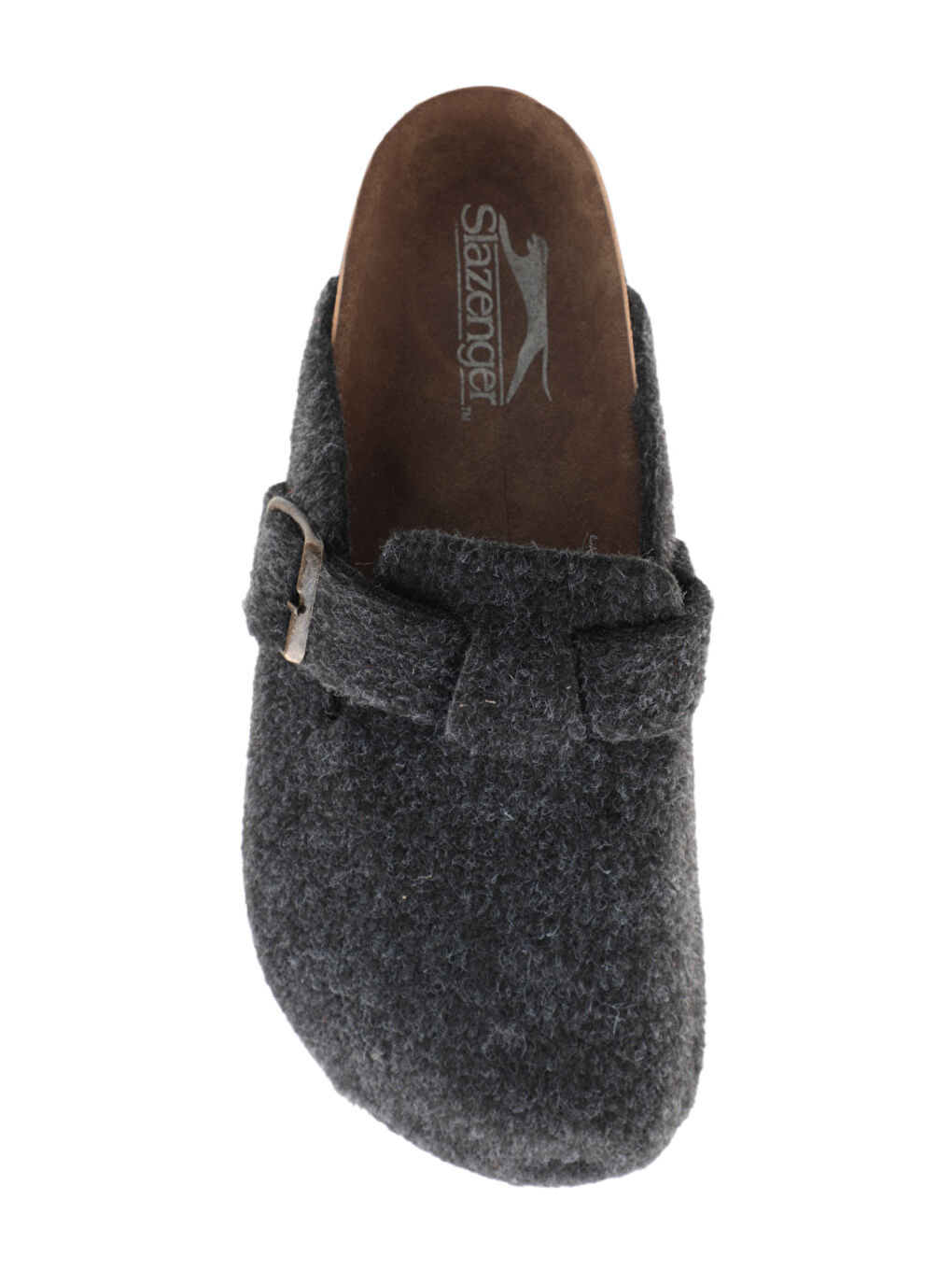 LEO Keçe Kadın Ev Terliği Koyu Gri-4