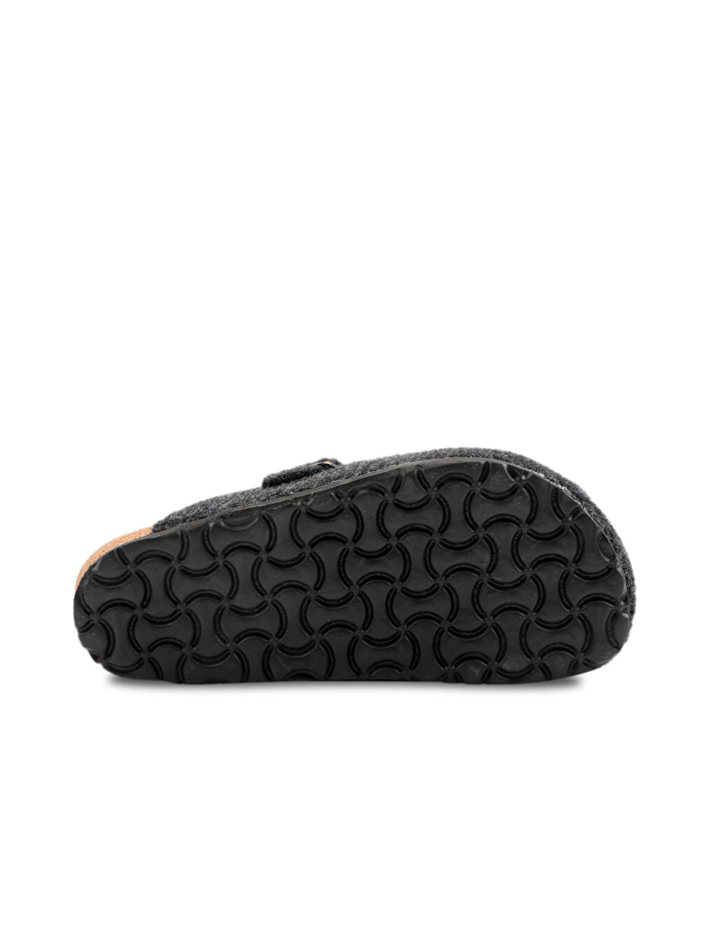 LEO Keçe Kadın Ev Terliği Koyu Gri-6