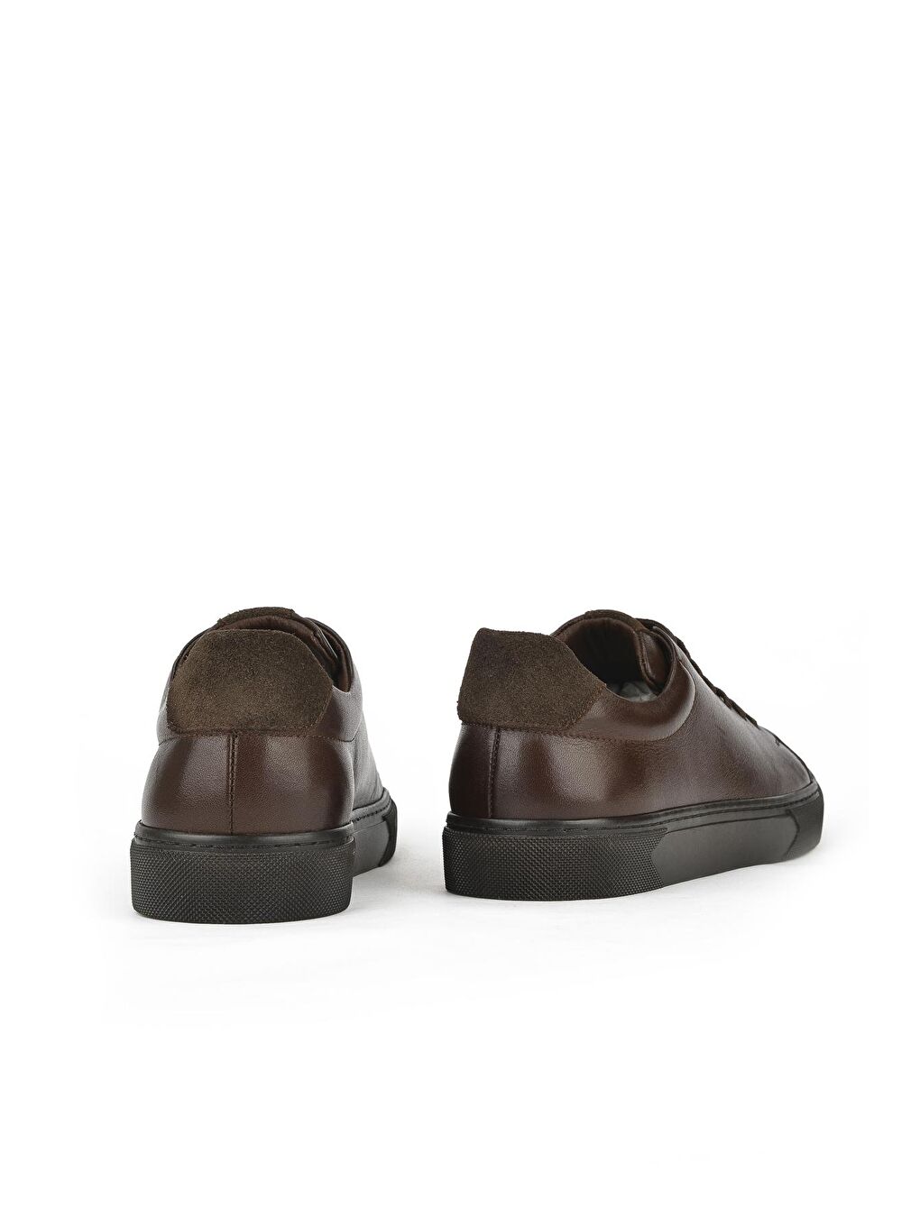 Kahverengi Erkek Hakiki Deri Sneaker 133983Z01 Kahve-2