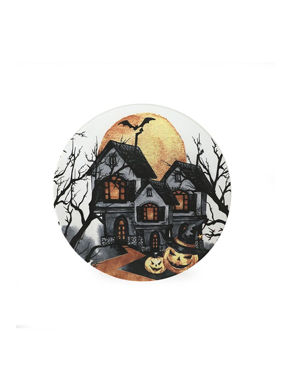 Keramika Karişik Blue Castle Servis Tabağı 26 Cm - 1