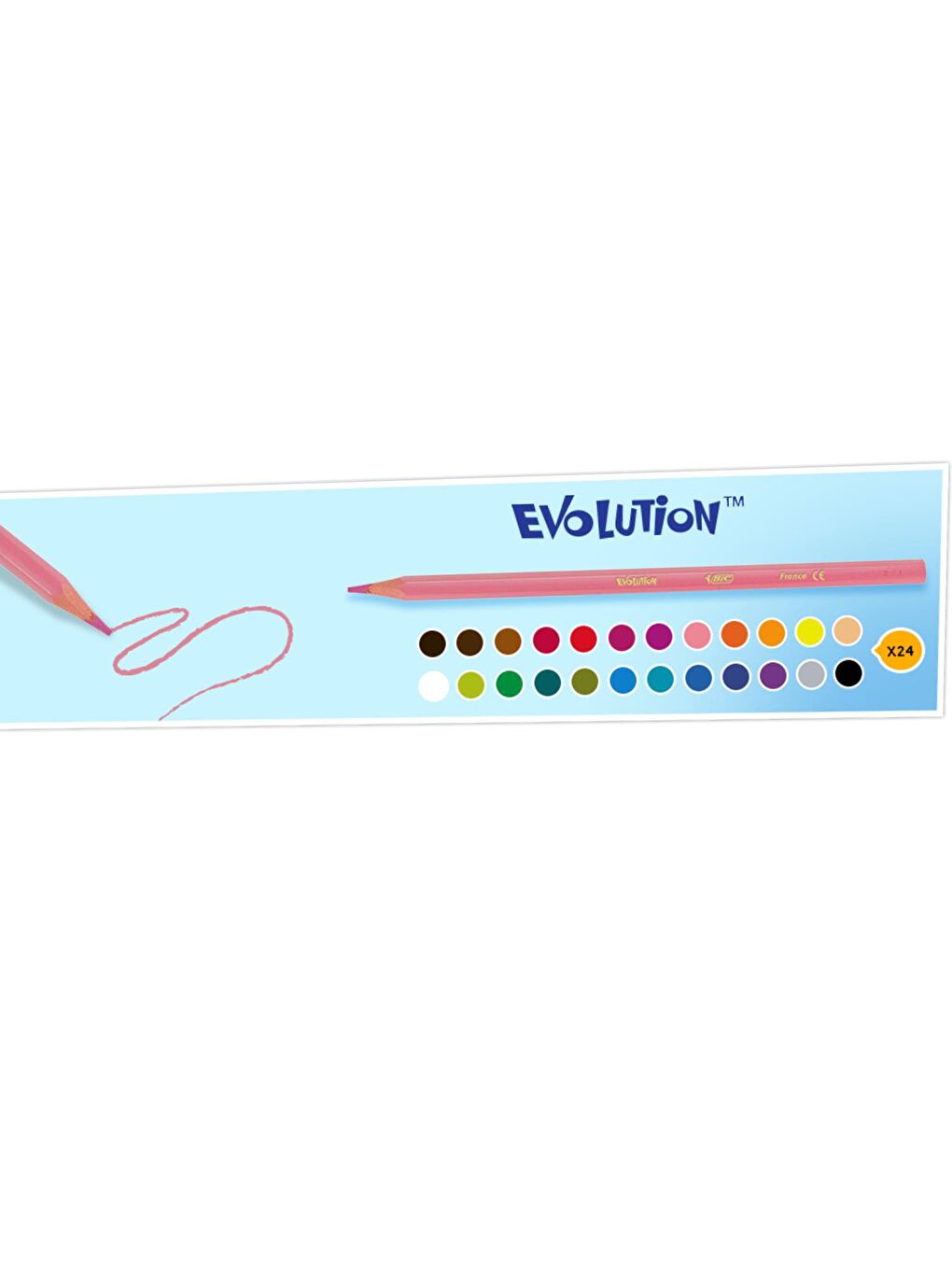 Bic Beyaz Evolution 24+1 Metal Tüp Kuru Boya - 3