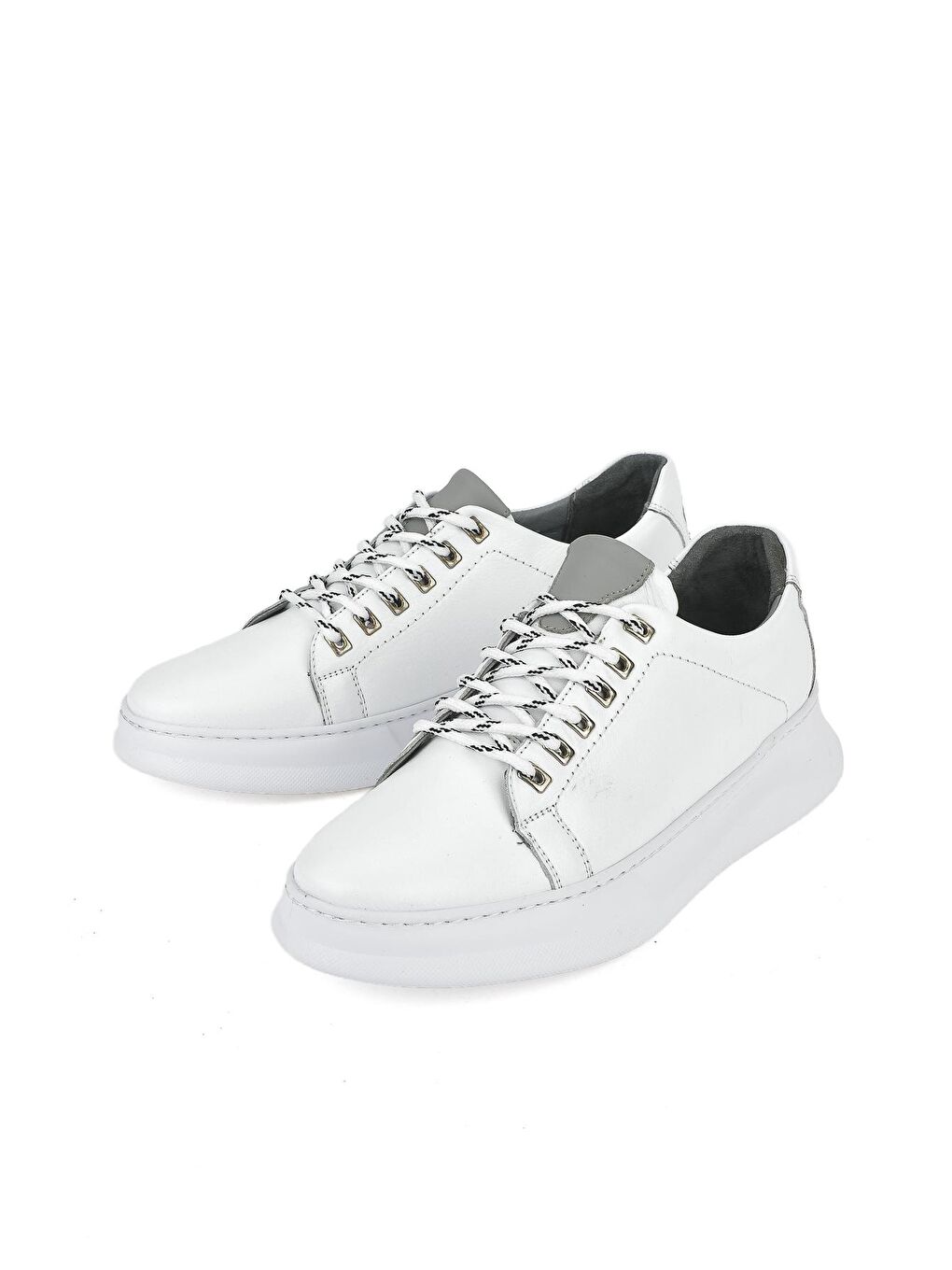 Erkek Hakiki Deri Ayakkabı 131485 3902 Beyaz-3