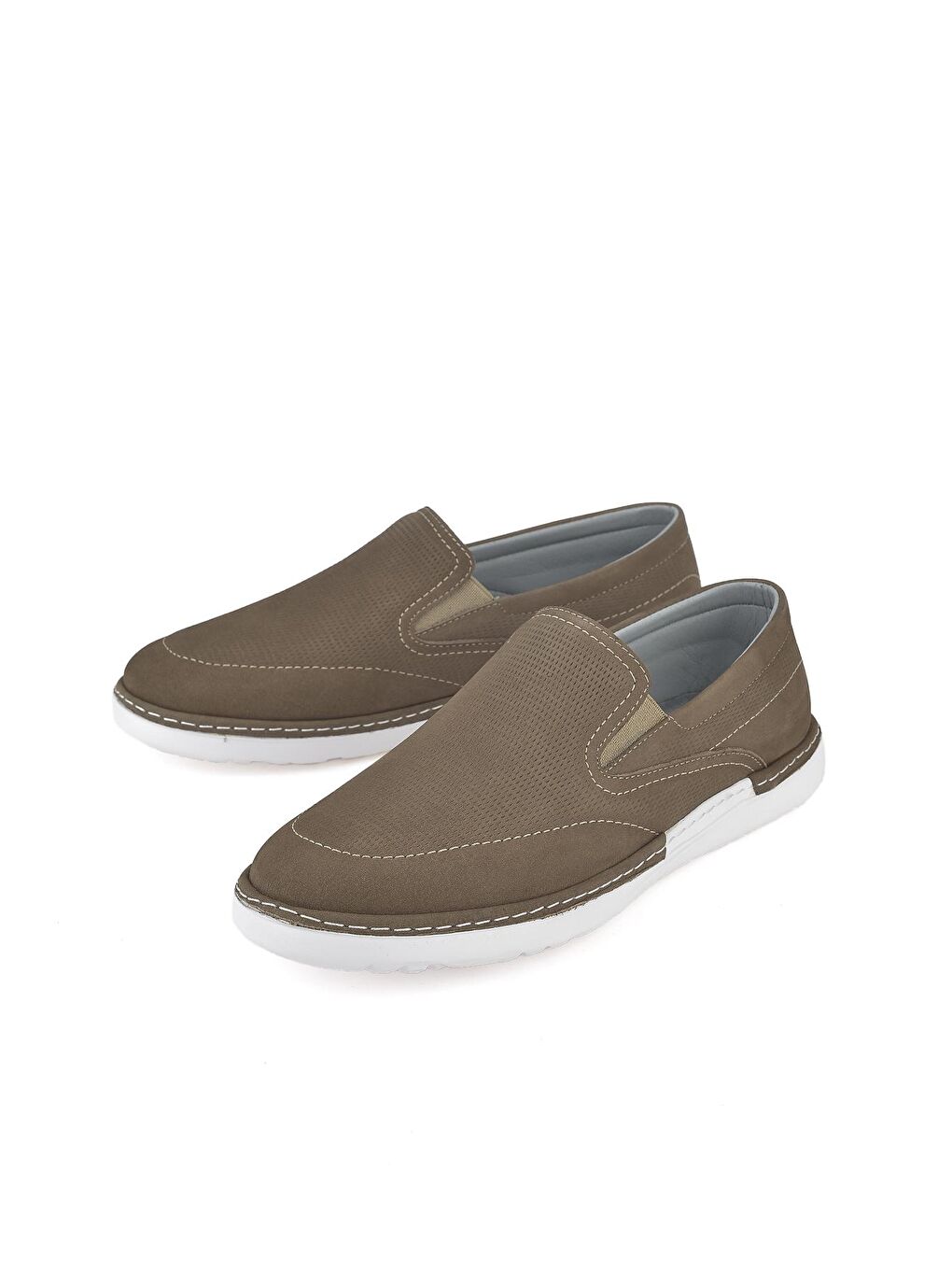 Bej Erkek Hakiki Deri Konfor Ayakkabı 1311017 3000 Kum-3