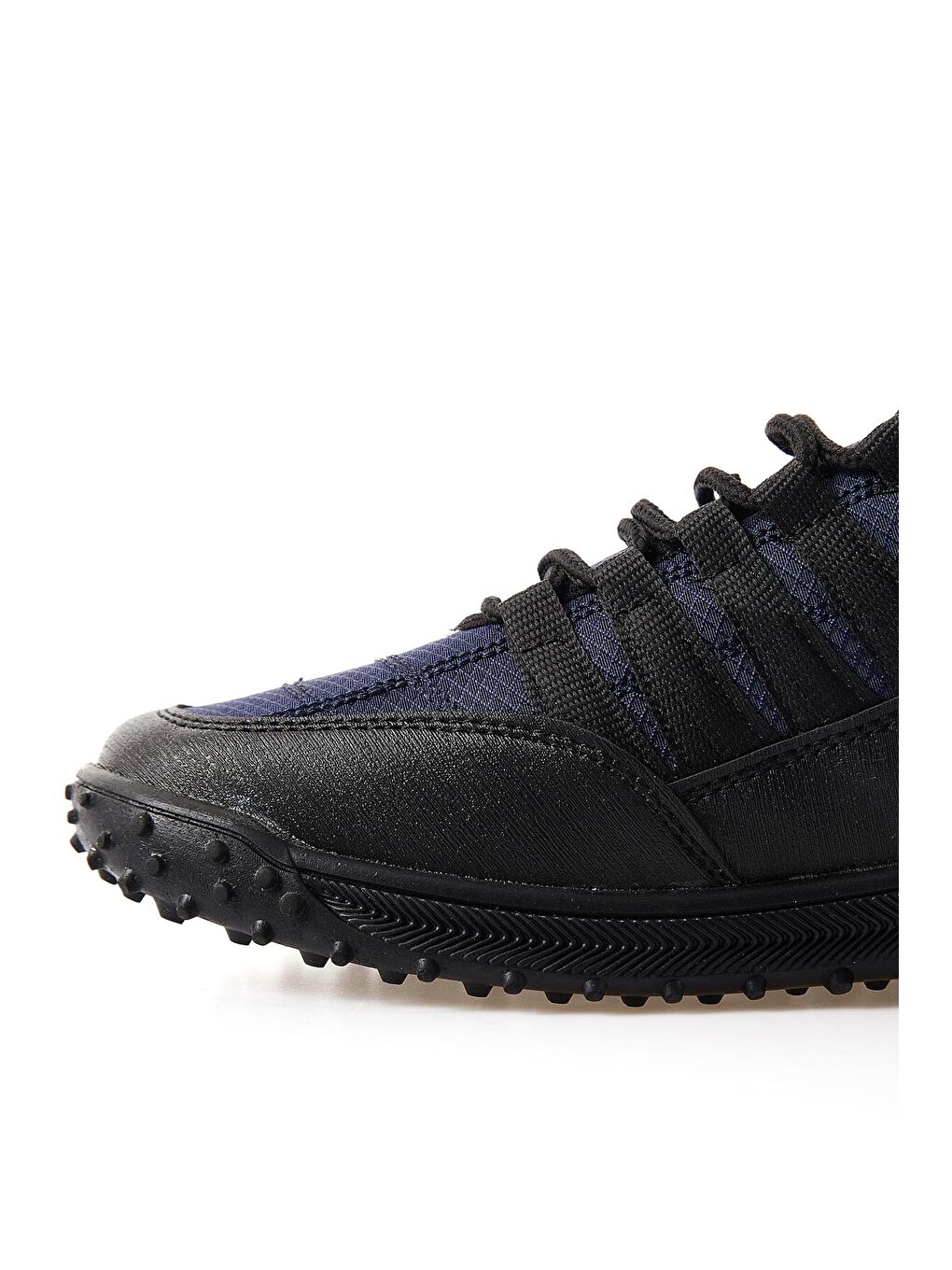 Lacivert Bağcıklı File Detaylı Suni Deri Erkek Spor Ayakkabı - 89114-4