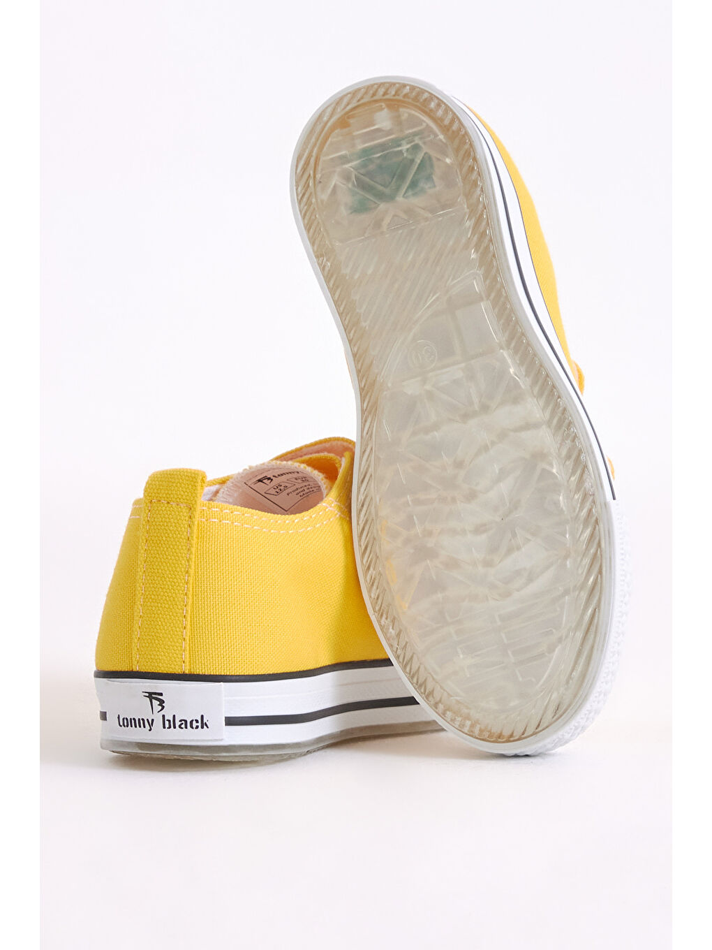 Çocuk Unisex Sarı Işıklı Cırtlı Spor Ayakkabı Tb997-1