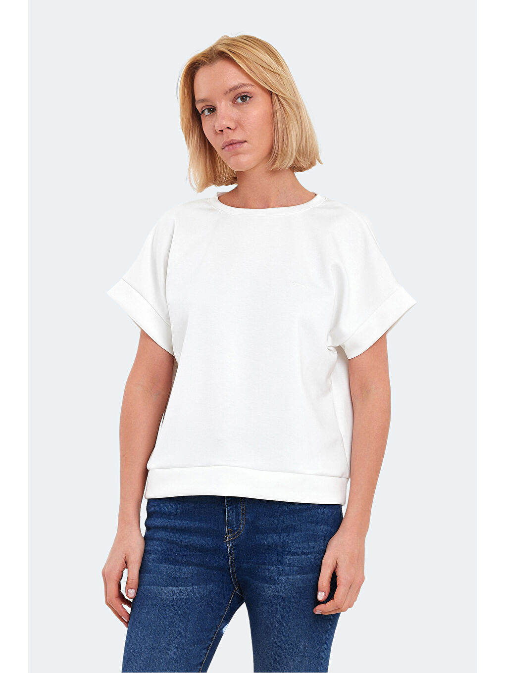 VINKO I Kadın Tişört Ekru-5