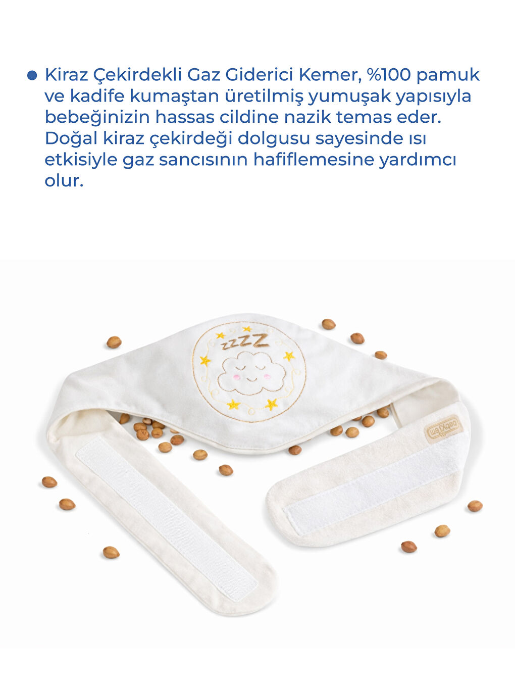 Kiraz Çekirdekli Kemer Ekru-1