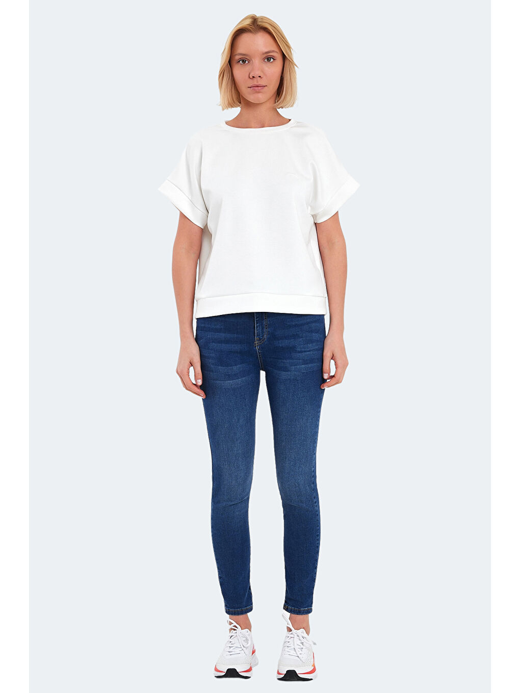 VINKO I Kadın Tişört Ekru-6