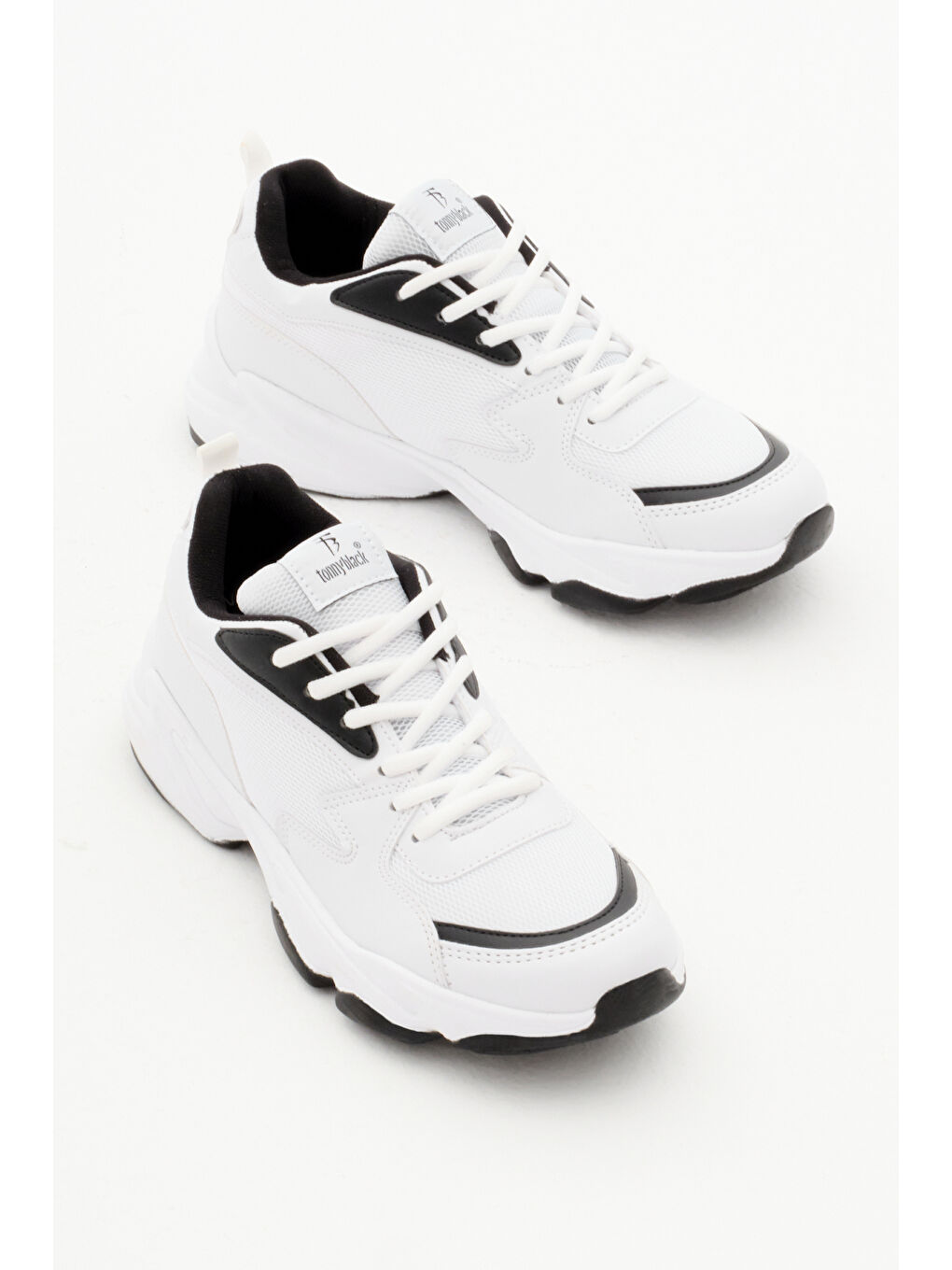 Unisex Beyaz Siyah Spor Ayakkabı Zyp-2