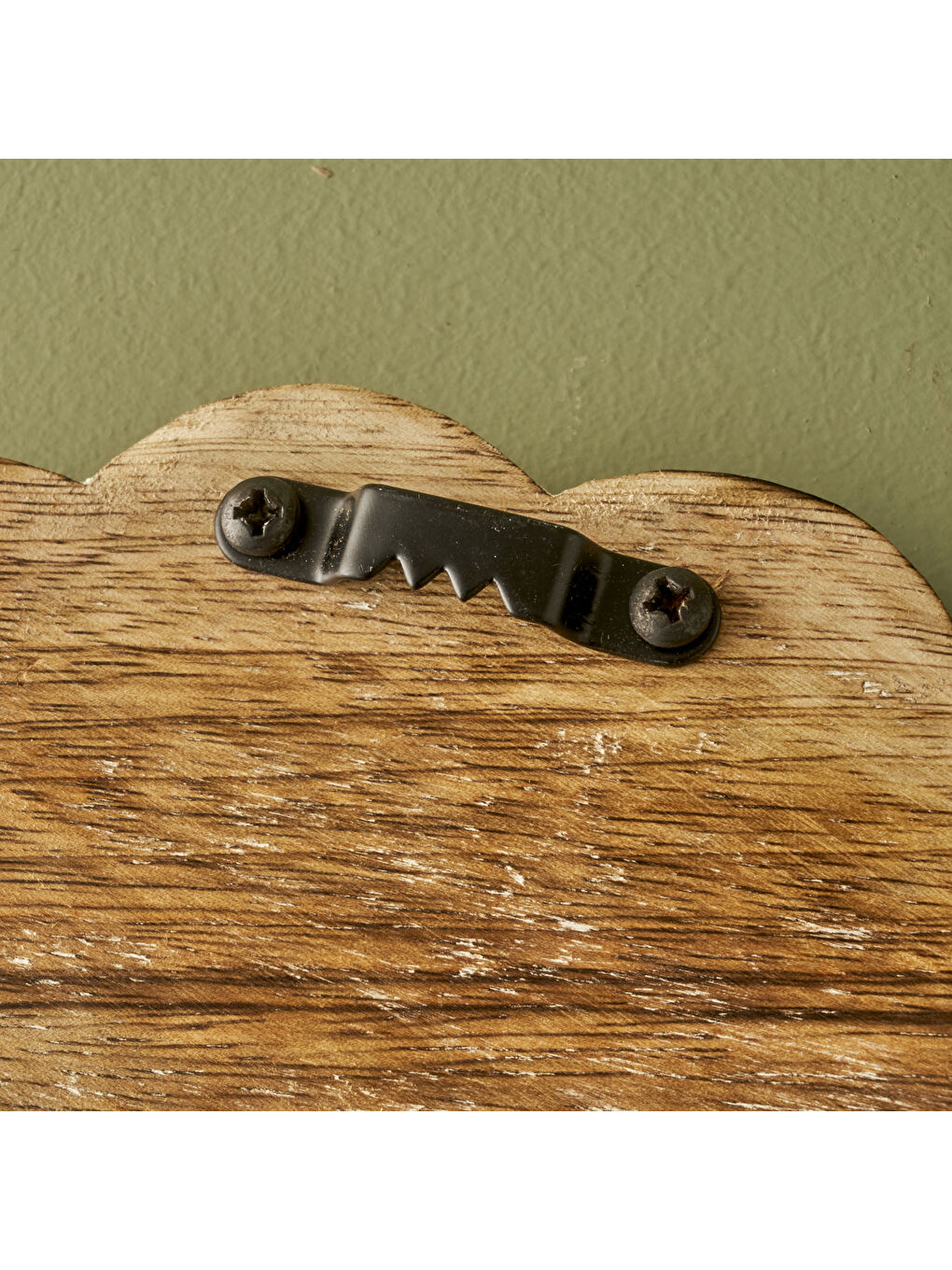 Bej Daira Mango Ağacı Duvar Süsü Naturel (20x20x1,8 cm)-2