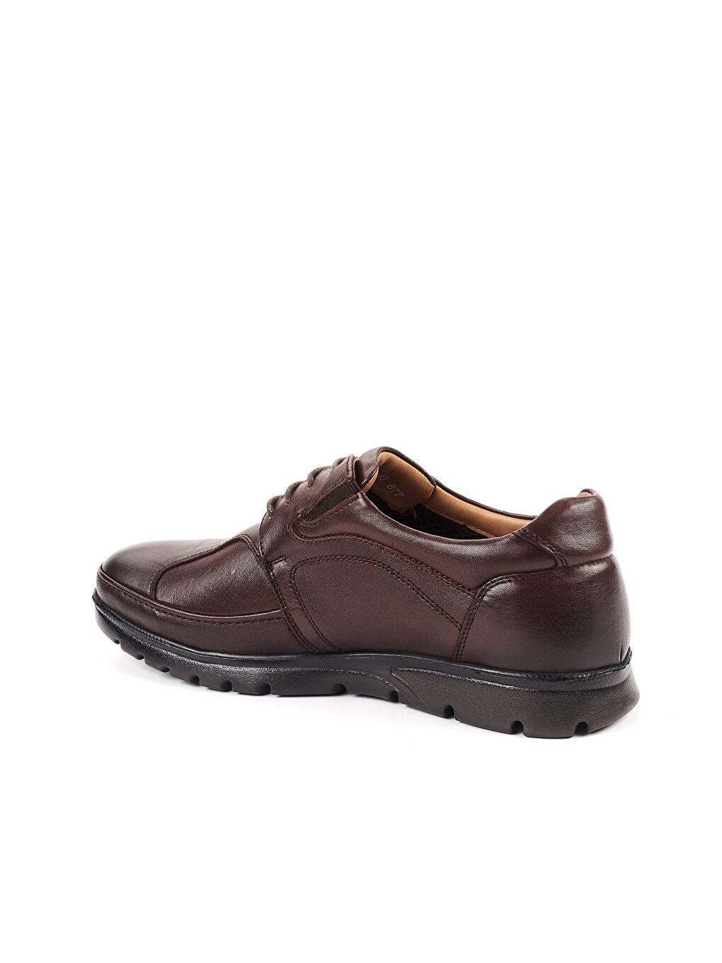 Kahverengi BROKS-H Comfort Erkek Deri Ayakkabı Kahve-1