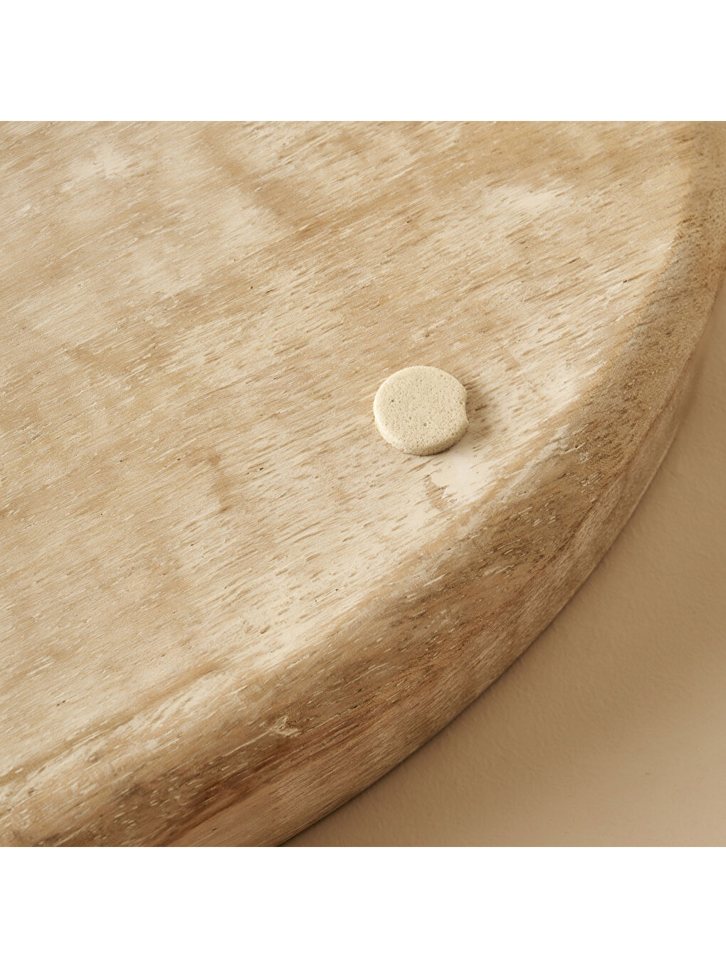 Bej Aldo Mango Ağacı Dekoratif Tabak Naturel (30x3,5x20 cm)-2