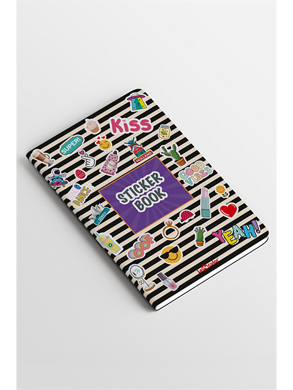 Sticker Book 756 Adet Renkli Etiket Kiss