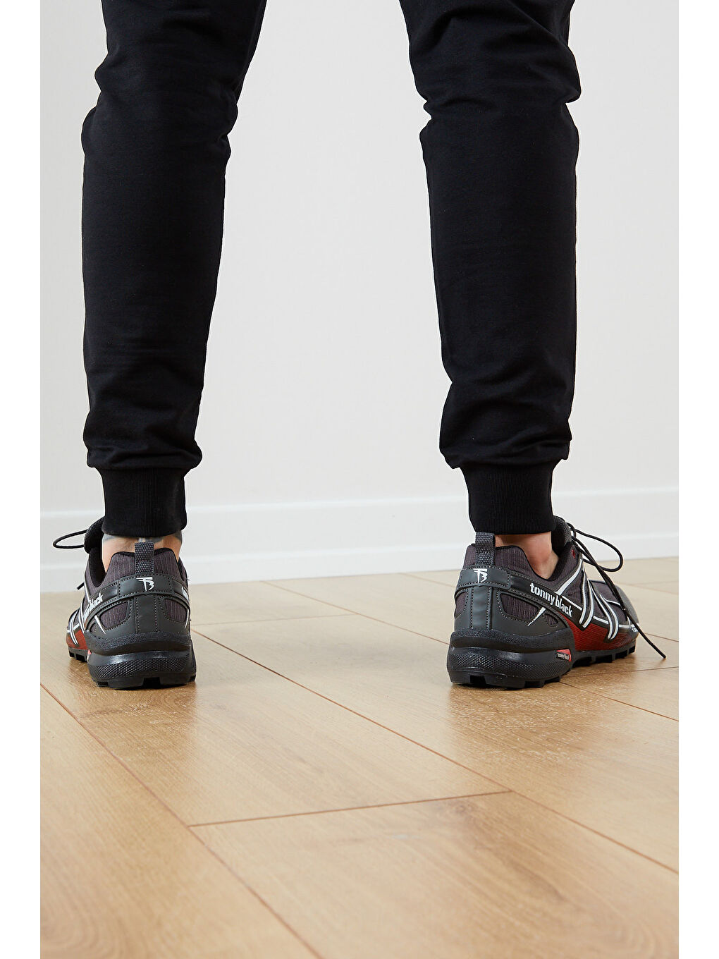 Gri Erkek Füme Beyaz Trekkıng Ayakkabı Tb160-4