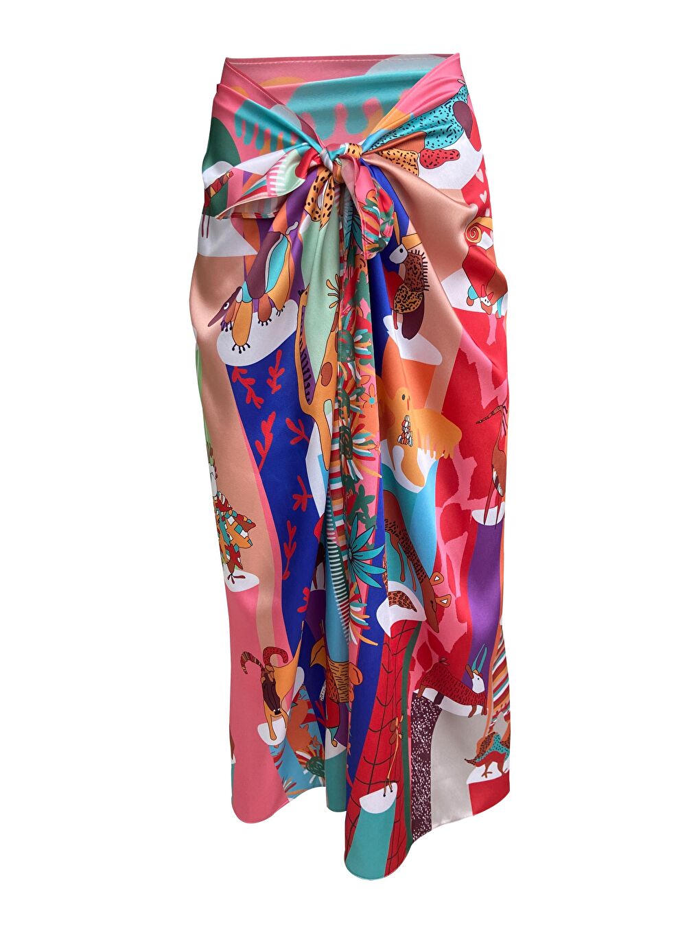 Pembe Elena City&Animal Pareo (İç Göstermez)